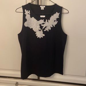 J.Crew navy top, size small